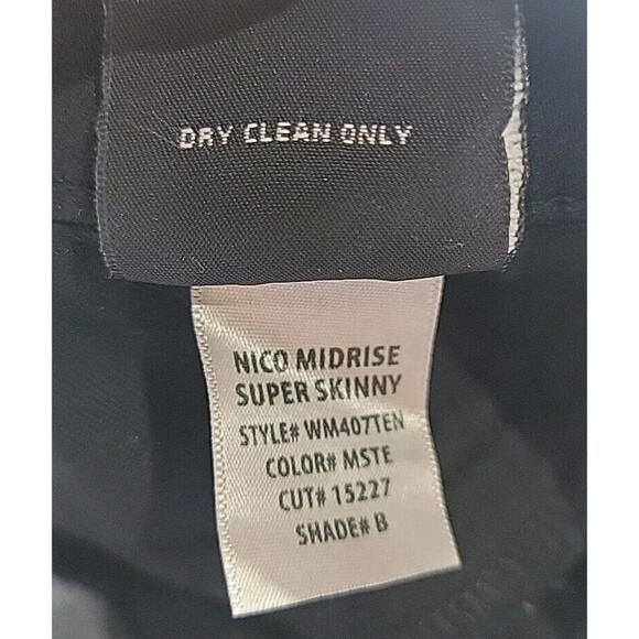 Hudson Jeans Size 27 Nico Midrise Super Skinny Lot Of 3-Black Metallic/Brown/Red - Picture 15 of 15